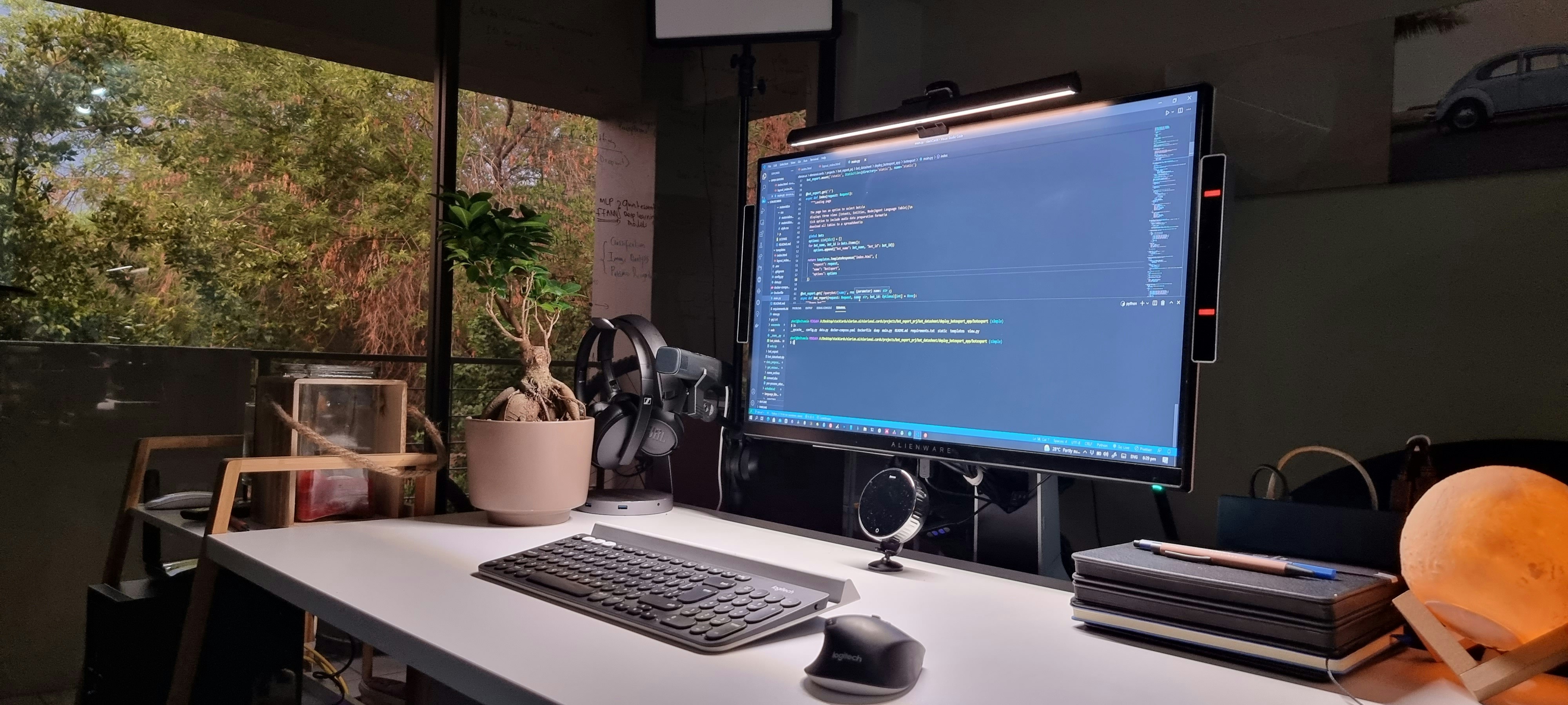 Alpha-Tools Modern technology workspace with laptop and digital tools